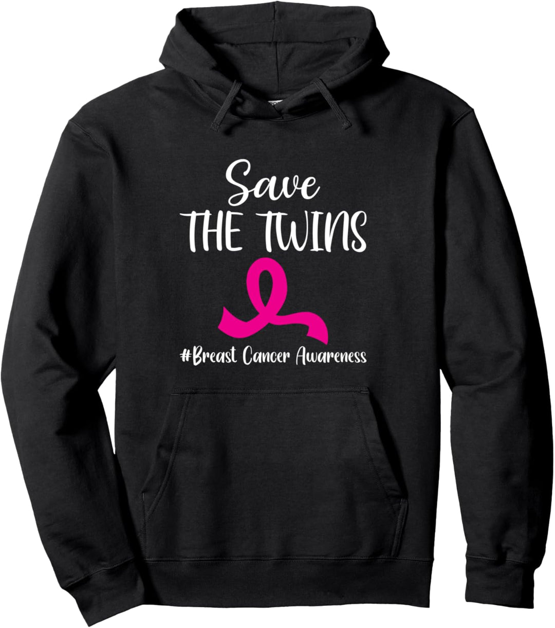 Brustkrebs-Bewusstsein retten die Zwillinge Pullover Hoodie