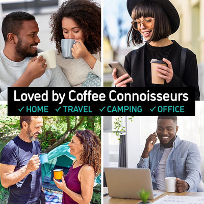 Coffee Gator French Press Kaffeebereiter - Thermo-Kaffeekanne aus Edelstahl für länger heissen Kaffe