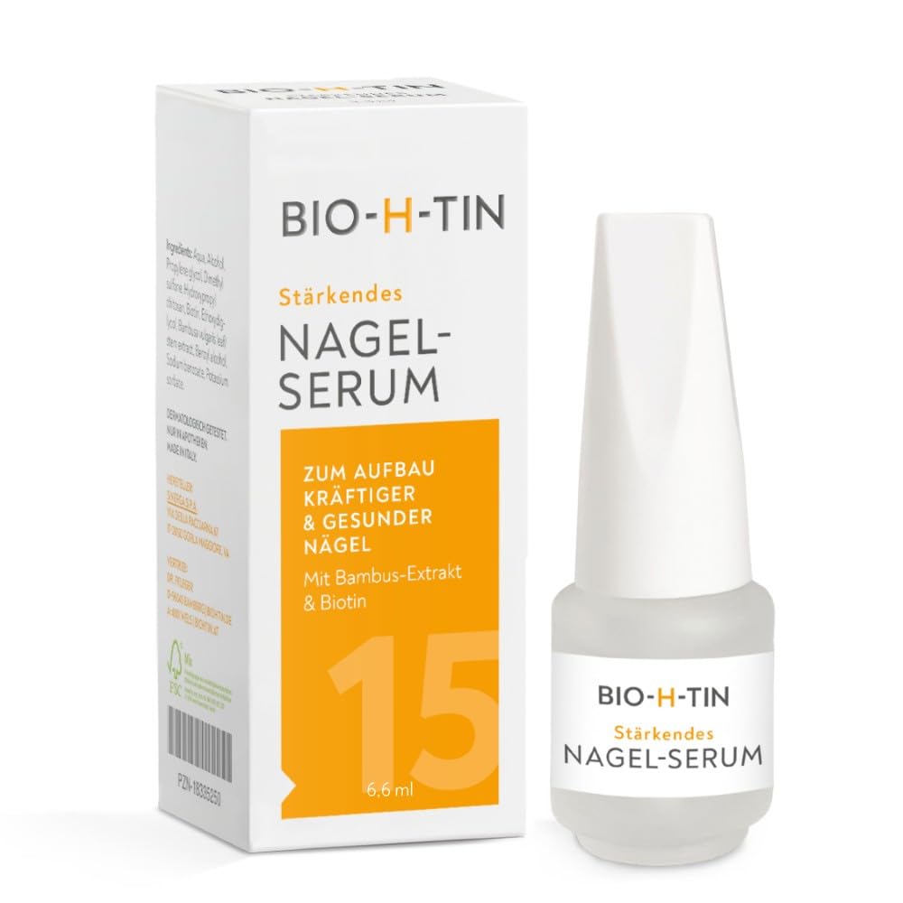BIO-H-TIN stärkendes Nagel-Serum – Zum Aufbau kräftiger & gesunder Nägel in nur 4 Wochen– 6,6 ml Nag