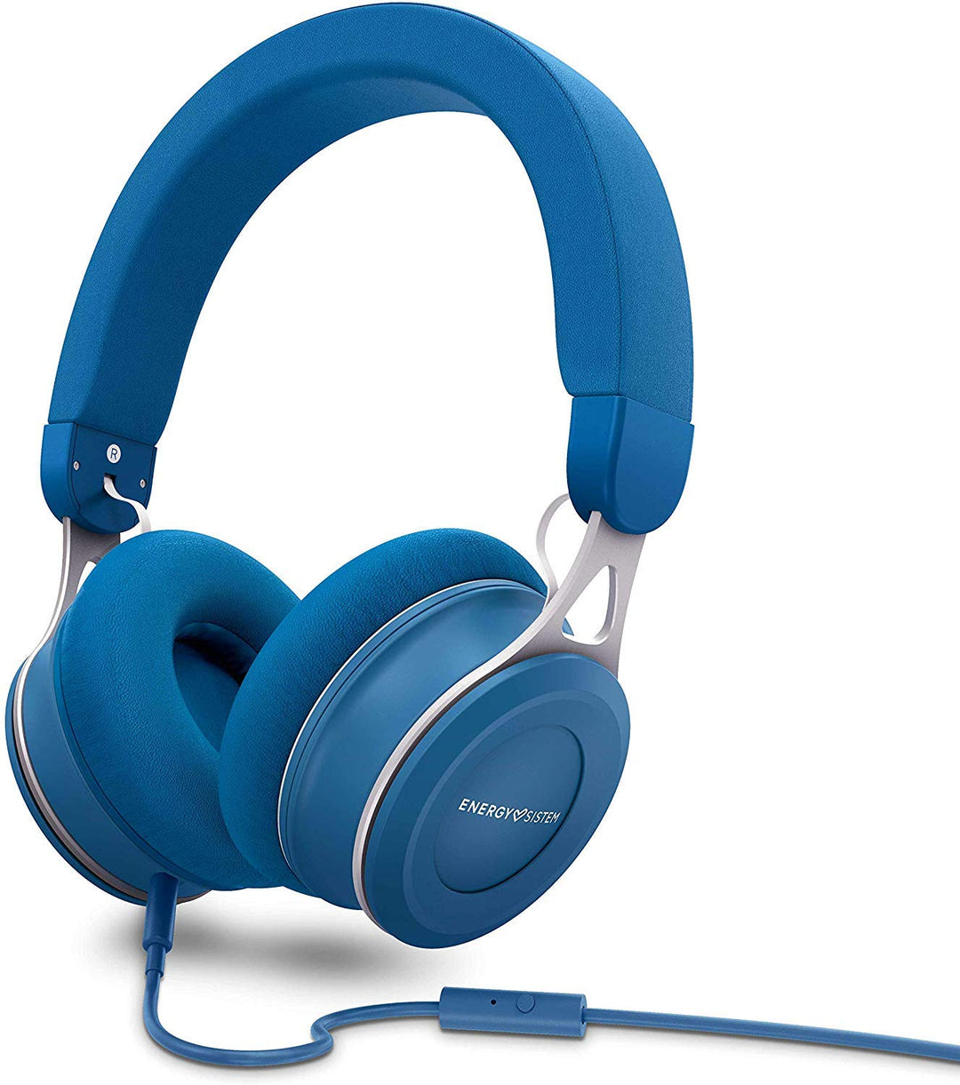 Headphones Urban 3 Mic Blue (Deep Bass, Comfortable ear pads ,Metal finishes, Control talk)- Blau bl