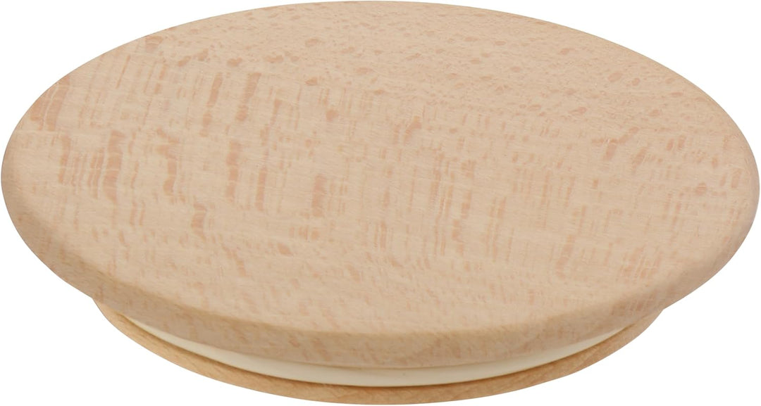 Weck Gläser Tulpenform #745 (6 Stück, Inhalt 1000 ml, Vorratsglas mit Holzdeckel + Silikondichtung,