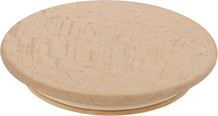 Weck Gläser Tulpenform #745 (6 Stück, Inhalt 1000 ml, Vorratsglas mit Holzdeckel + Silikondichtung,