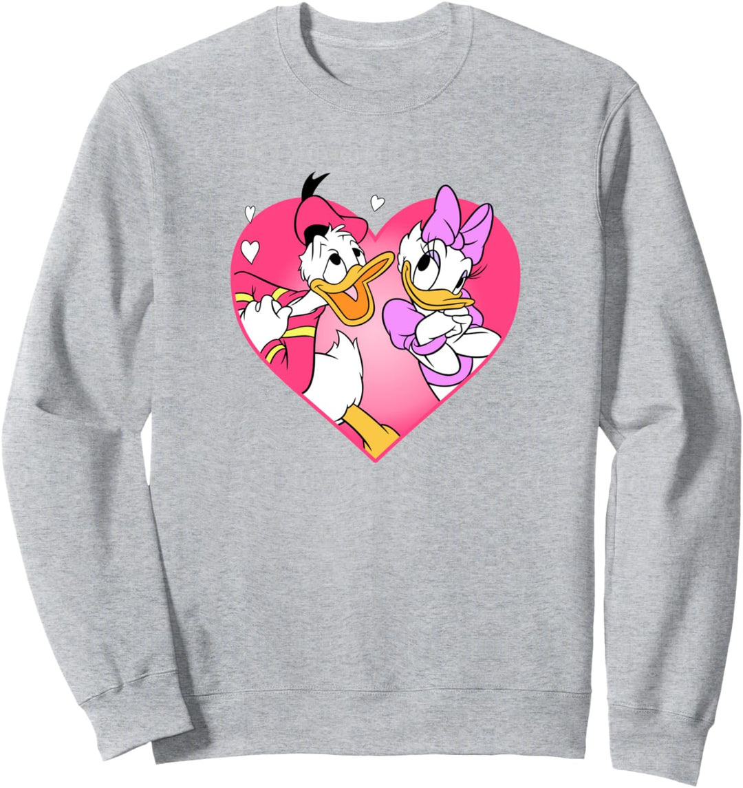 Disney Mickey And Friends Valentinstag Donald & Daisy Sweatshirt