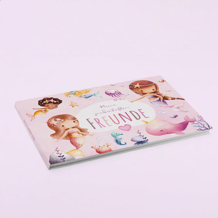 MeinBaby123® Freundebuch für Kinder, Freundschaftsbuch, Freundebuch Kindergarten, Freundebuch Schule