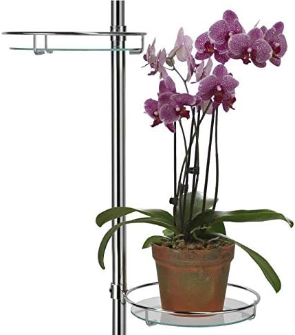 Meinposten. Teleskop-Blumenregal Pflanztreppe Blumentreppe Regal Pflanzenregal mit 4 Abstellflächen