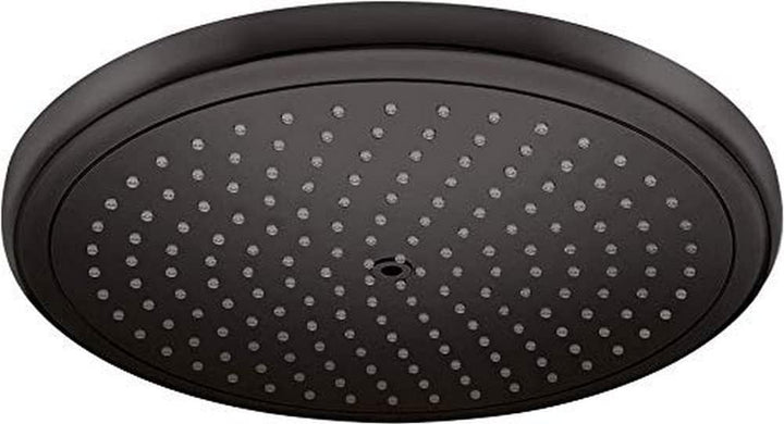 hansgrohe wassersparender Duschkopf Croma 280, Kopfbrause/Regendusche rund, 1 Strahlart, Mattschwarz