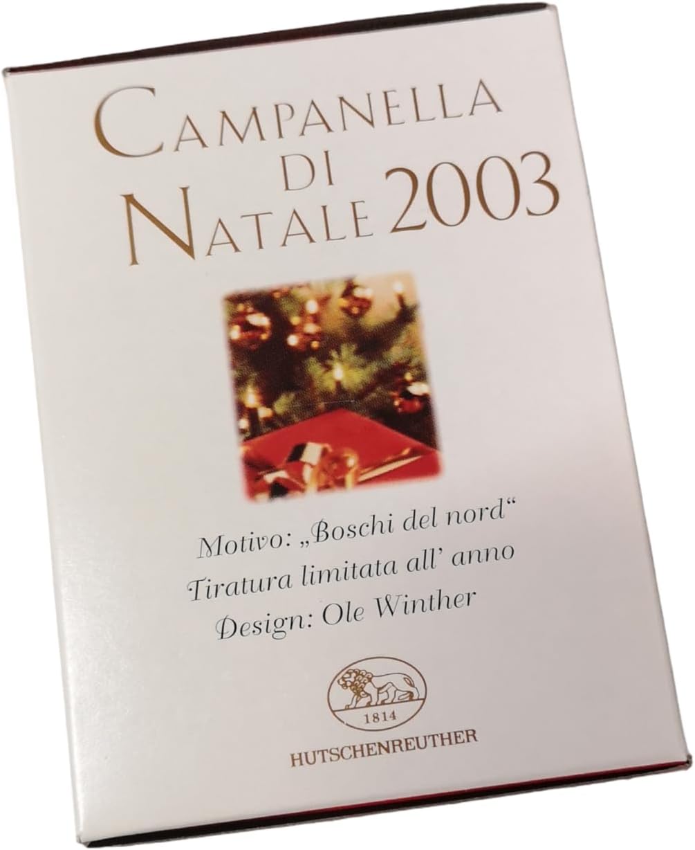 Hutschenreuther Porzellanglocke Weihnachtsglocke 2003 OVP