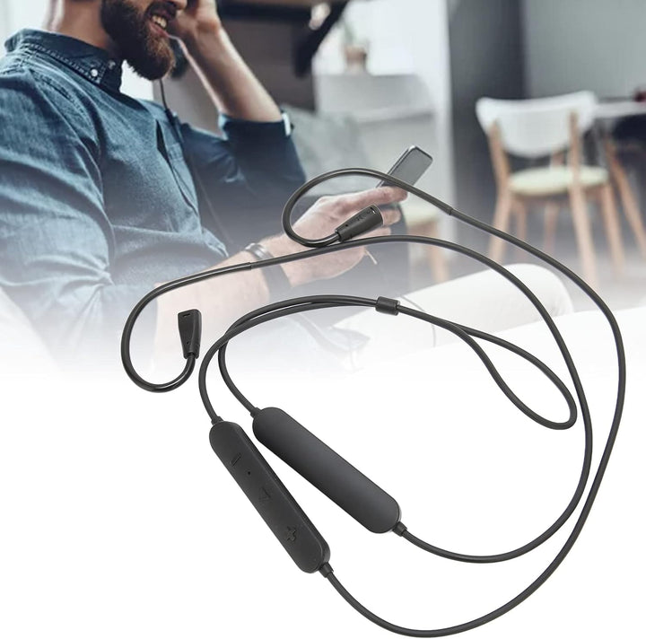 Annadue Ersatz-Kopfhörer-Bluetooth-Adapterkabel für Sennheiser, Kabelloses Kopfhörerkabel mit Mikrof