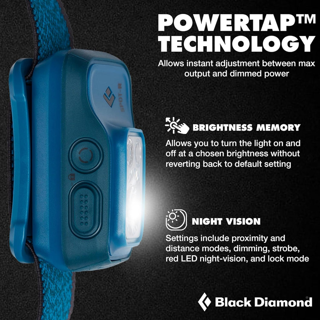 Black Diamond Spot 400-R Stirnlampe Kopflampe Azul One Size, Azul One Size