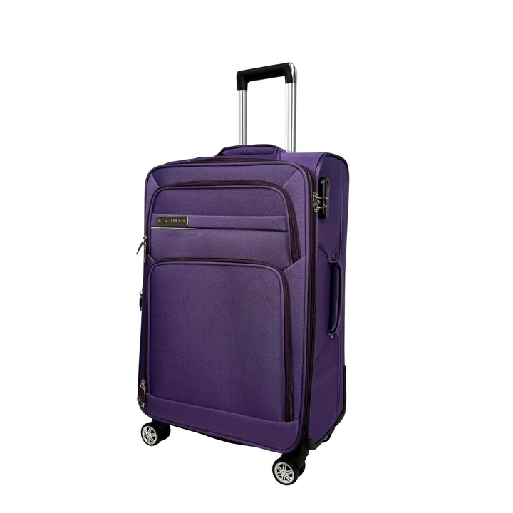 Stoff Reisekoffer Trolley Erweiterbar mit Zwillingsrollen (M/L/XL/XXL oder 4er Set) Weichgepäck (Lil