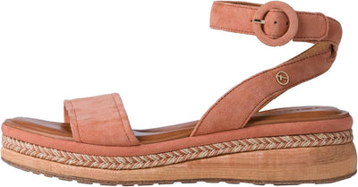 Tamaris Damen Riemchensandalen, Frauen Sandaletten,Comfort Lining,TOUCHit 37 EU Sunrise, 37 EU Sunri