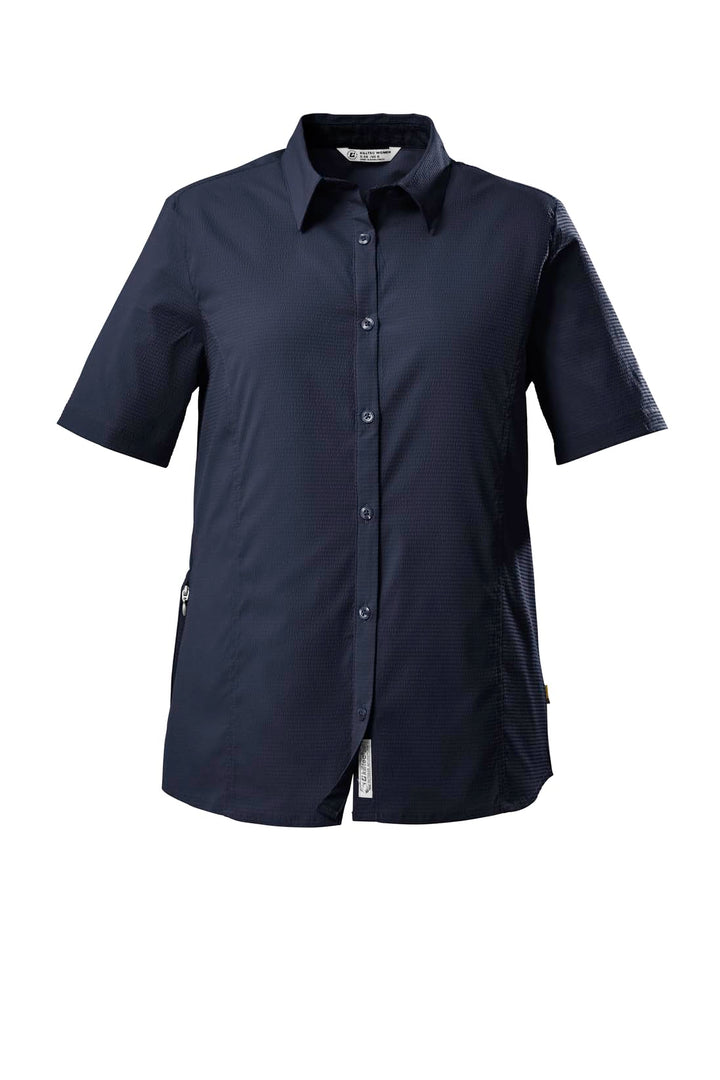 Killtec Damen Kos 98 Wmn WVN Shrt Funktionsbluse 42 Dunkelnavy, 42 Dunkelnavy