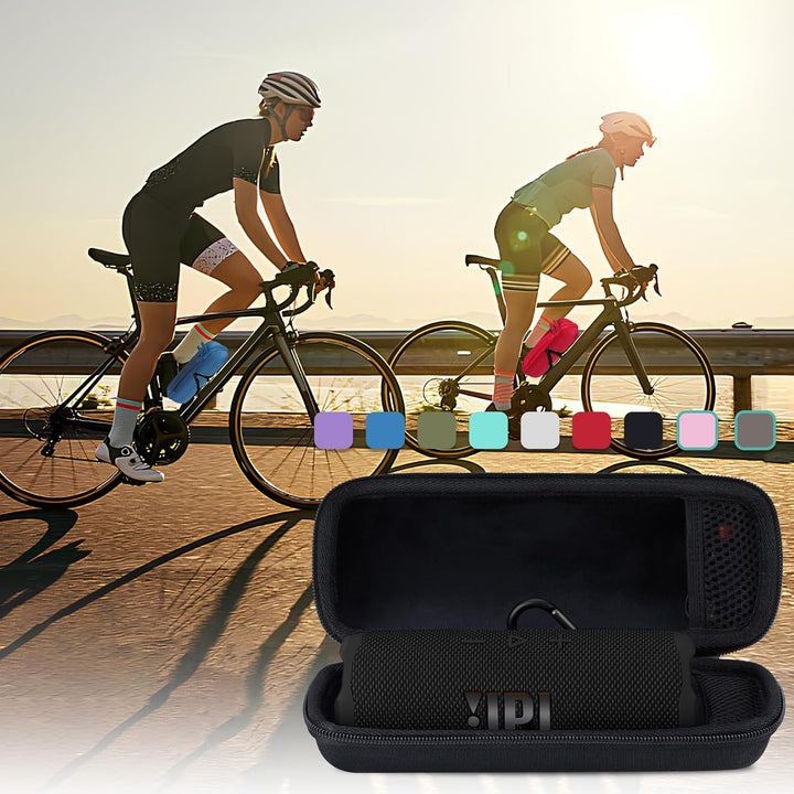 Hart Schutzhülle kompatibel mit JBL Flip 7/ Flip 6/ Flip 5 Tragbarer Lautsprecher Rosa + Minzgrün, R