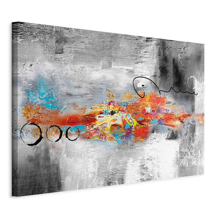 murando Akustikbild Abstrakt 120x80 cm Bilder Akustikschaum Hochleistungsschallabsorber Schallschutz