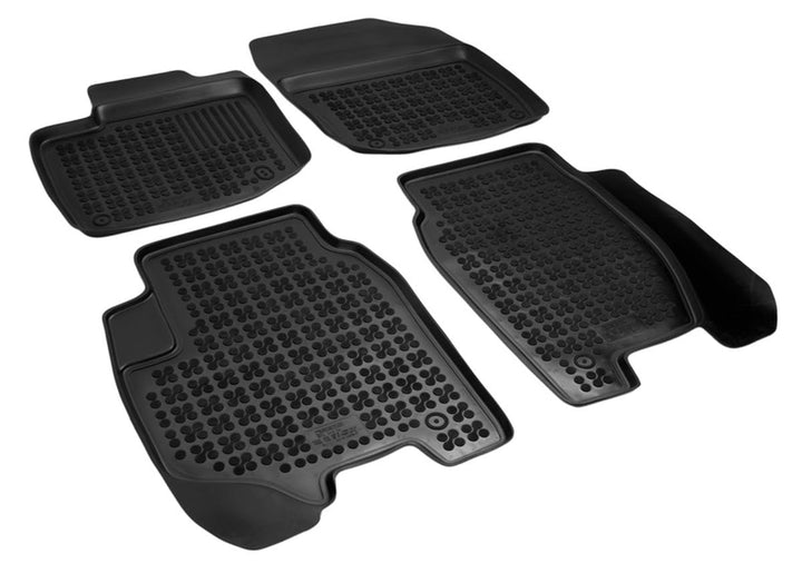 AZUGA Hohe Gummi Fussmatten passend für Honda Civic ab 2/2012-2/2017 AZ10300225 Automatten Gummimatt