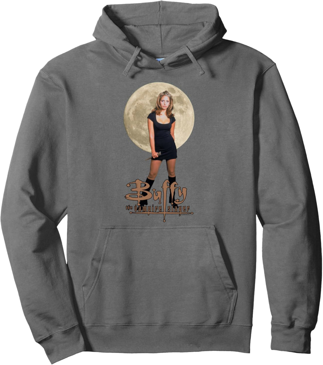 Buffy the Vampire Slayer Buffy-Foto mit Mond Pullover Hoodie