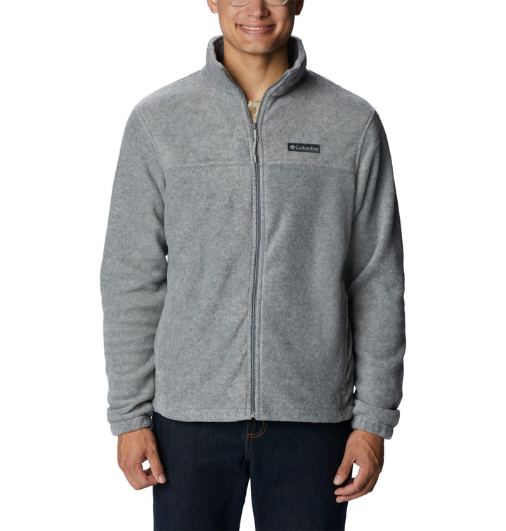 Columbia Steens Mountain 2.0 Herren-Fleecejacke mit durchgehendem Reissverschluss S Hellgrau (Light