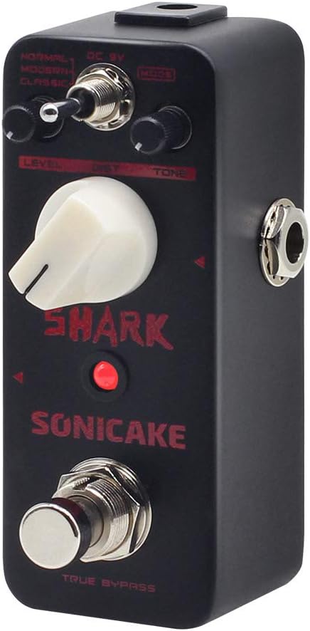 SONICAKE Distortion Gitarre Effektpedal Higain Classic British Stack Crunch High Gain True Bypass, D