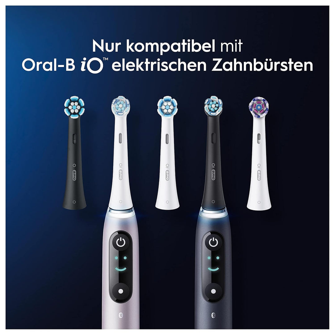 Oral-B iO Ultimative Reinigung Aufsteckbürsten für elektrische Zahnbürste, 4 Stück, ultimative Zahnr