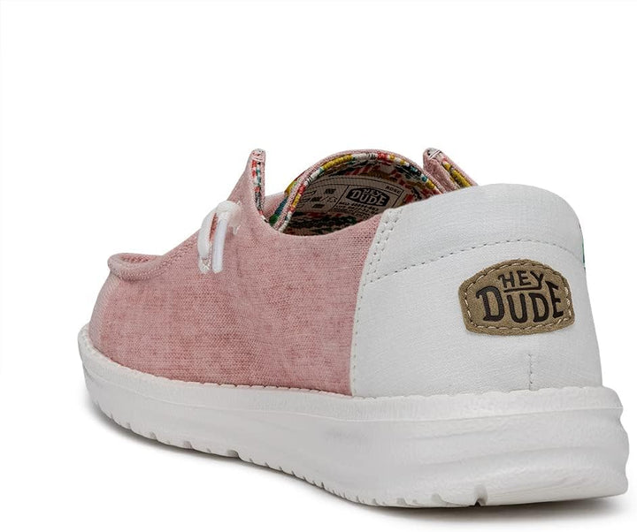 Hey Dude - Damen Wendy Boho Wendy Slip-On Schuhe 39 EU Pink, 39 EU Pink