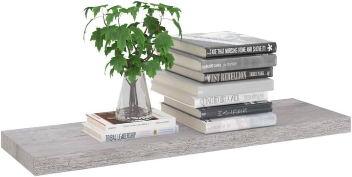 vidaXL 2X Schweberegal Wandregal Schwebend Bücherregal Wandboard Hängeregal Dekoregal Freischwebend