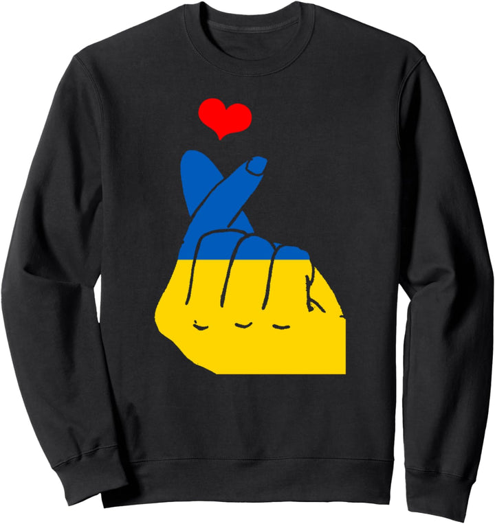 Finger-Herz, Ukraine Sweatshirt