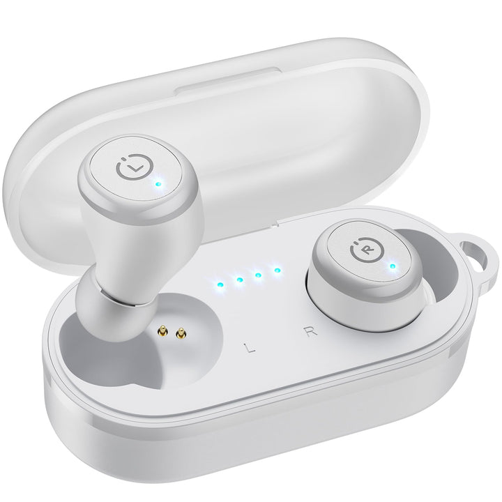TOZO T10 Kopfhörer Kabellos Bluetooth In Ear mit Ladecase 55 Std. IPX8 | ENC für klare Anrufe und Kl