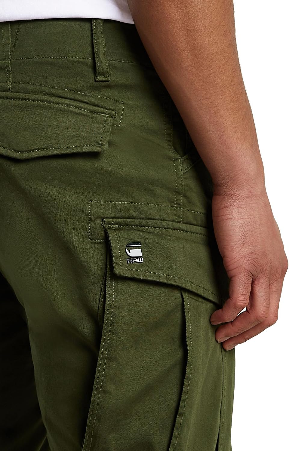 G-STAR RAW Herren Rovic Zip 3D Straight Tapered Hose 40W / 32L Grün (Dk Bronze Green 5126-6059), 40W