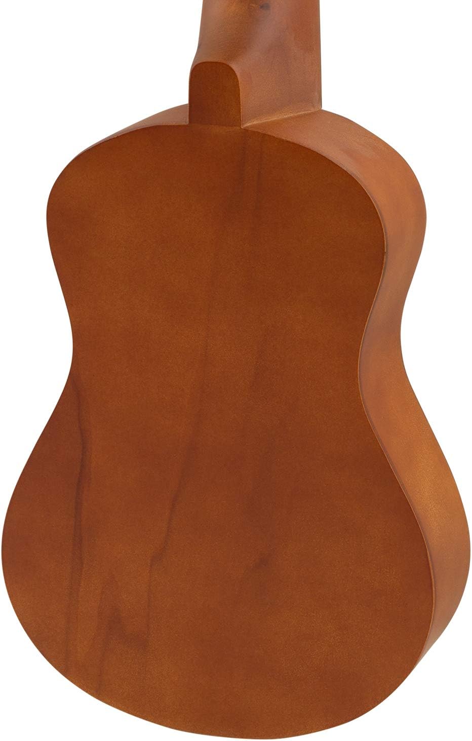World Rhythm Sopran-Ukulele für Anfänger, natürliches Finish, mit Gigbag, Ersatz-Ukulele-Saiten und