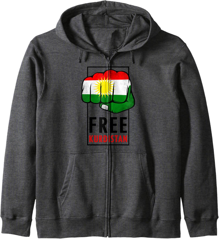 Kurdistan Flag. Free Kurdistan. Proud People Of Kurdistan Kapuzenjacke