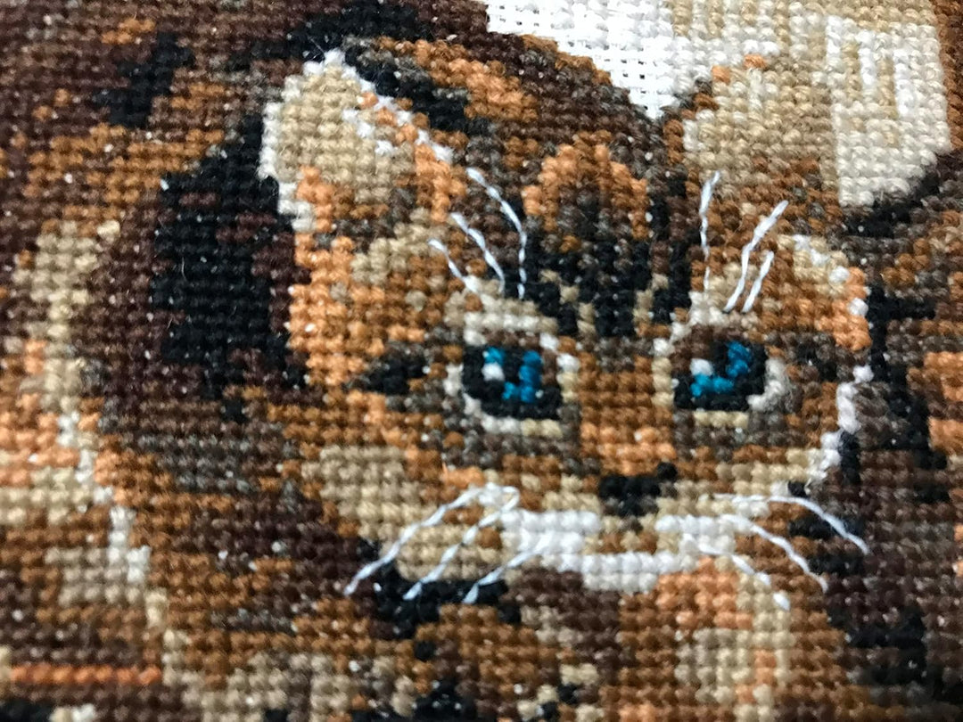 Riolis Kreuzstich-Set Furry Friends,, Gelb