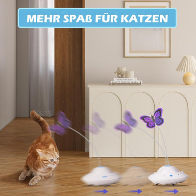 Pet Prime Automatisches Katzenspielzeug, Katzenspielzeug Elektrisch, Interaktives Katzenspielzeug, K