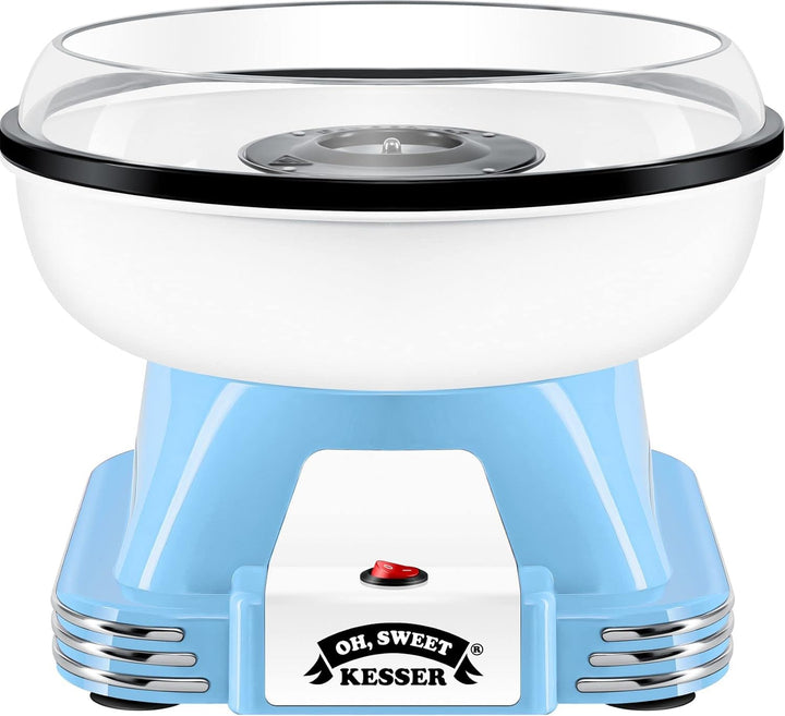 KESSER® Zuckerwattemaschine Set für Dein zuhause - Mit 30x Zuckerwatte Stäbchen & Messlöffel - Retro