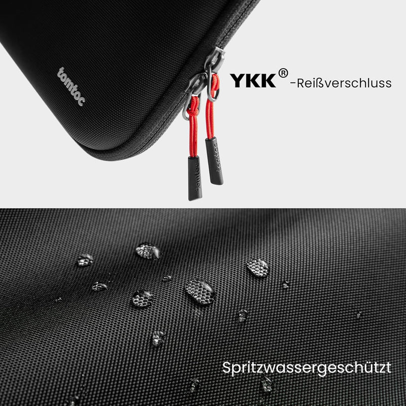 tomtoc Portfolio Tablet Schultertasche für 12,9 Zoll iPad Pro M2&M1 6./5./4./3. 2022-2018 mit Zubehö