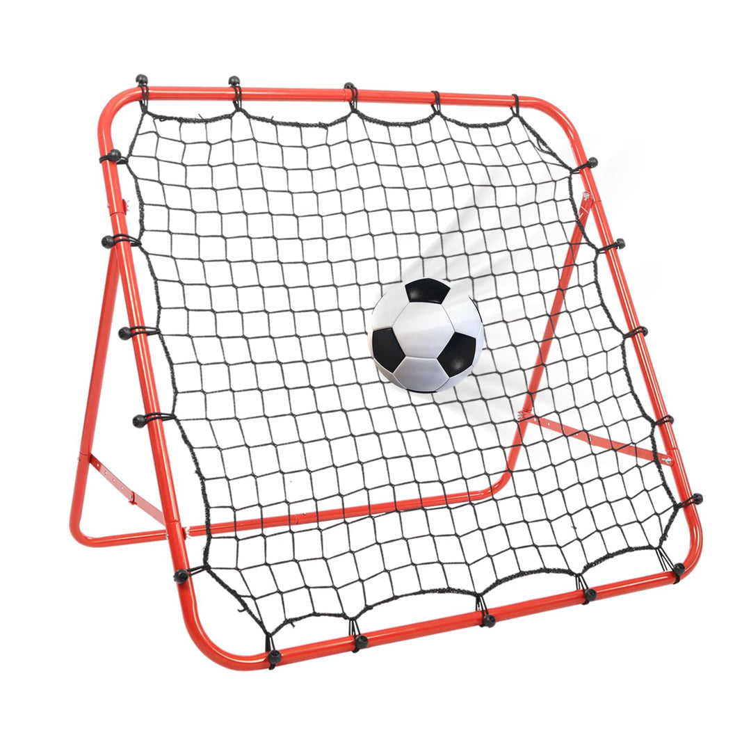 100 x 100cm Rebounder für Fussball, Fussball Rebounder Netz, Fussball Zubehör, Fussball Abprallnetz,