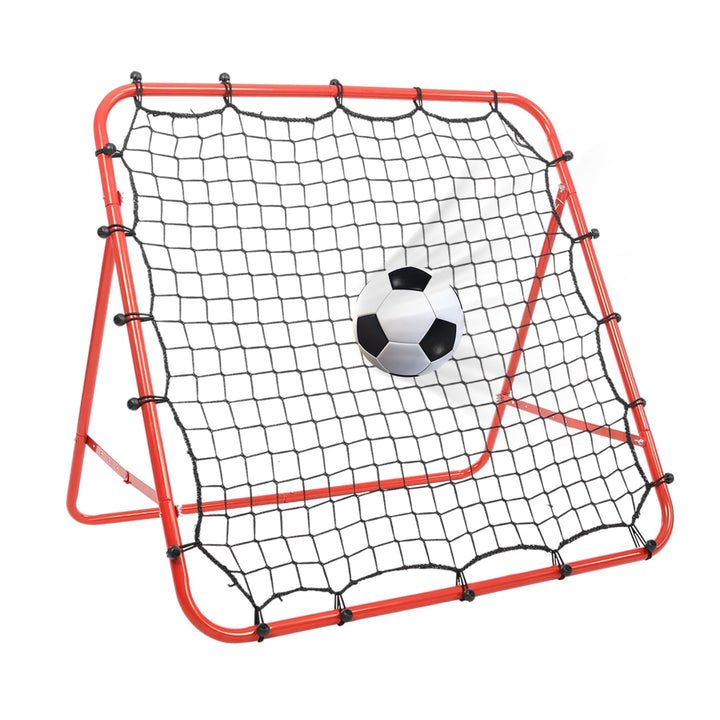 100 x 100cm Rebounder für Fussball, Fussball Rebounder Netz, Fussball Zubehör, Fussball Abprallnetz,