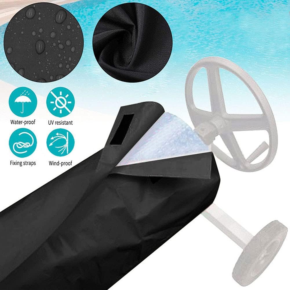 Pool Aufroller Abdeckung Pool Planenaufroller Abdeckung Schwimmbadrolle Abdeckplane Mit Klettverschl