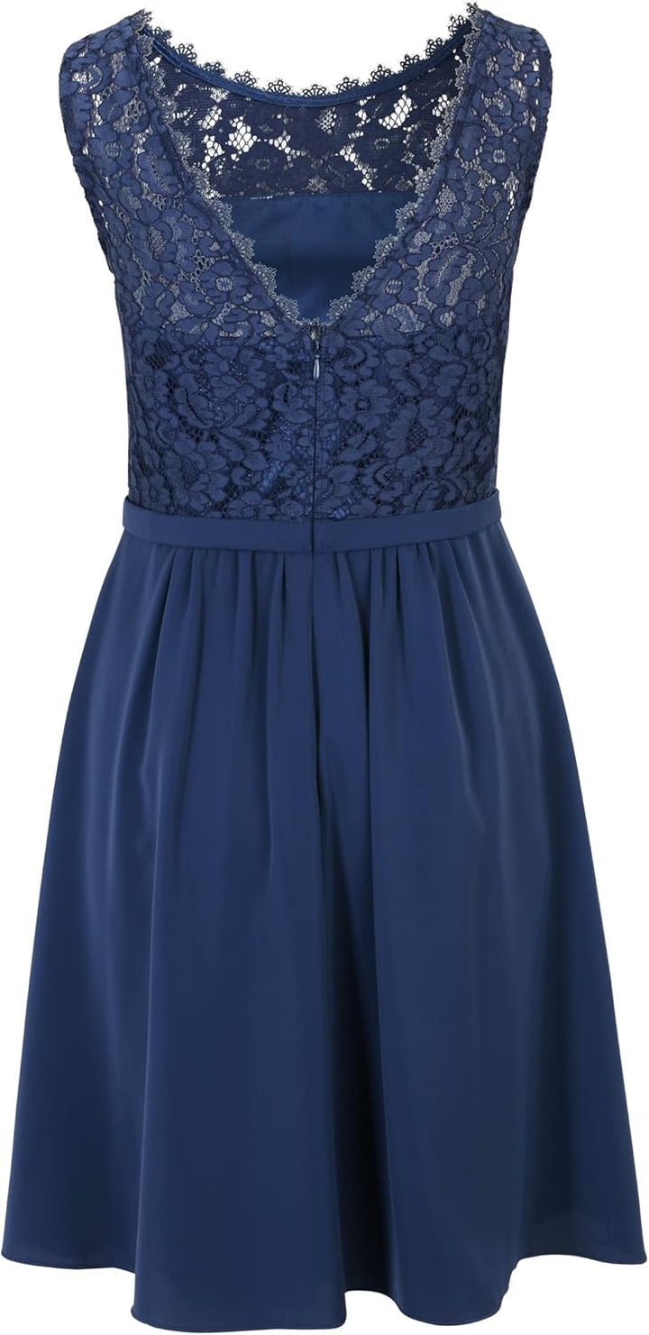 Vera Mont Damen Kleid 42 Festival Blue, 42 Festival Blue
