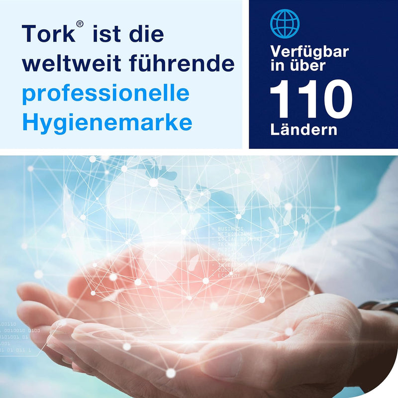 Tork Gefaltete Industrie Reinigungstücher Grau W4, flexibel und weich, 1 × 120 Tücher, 520679