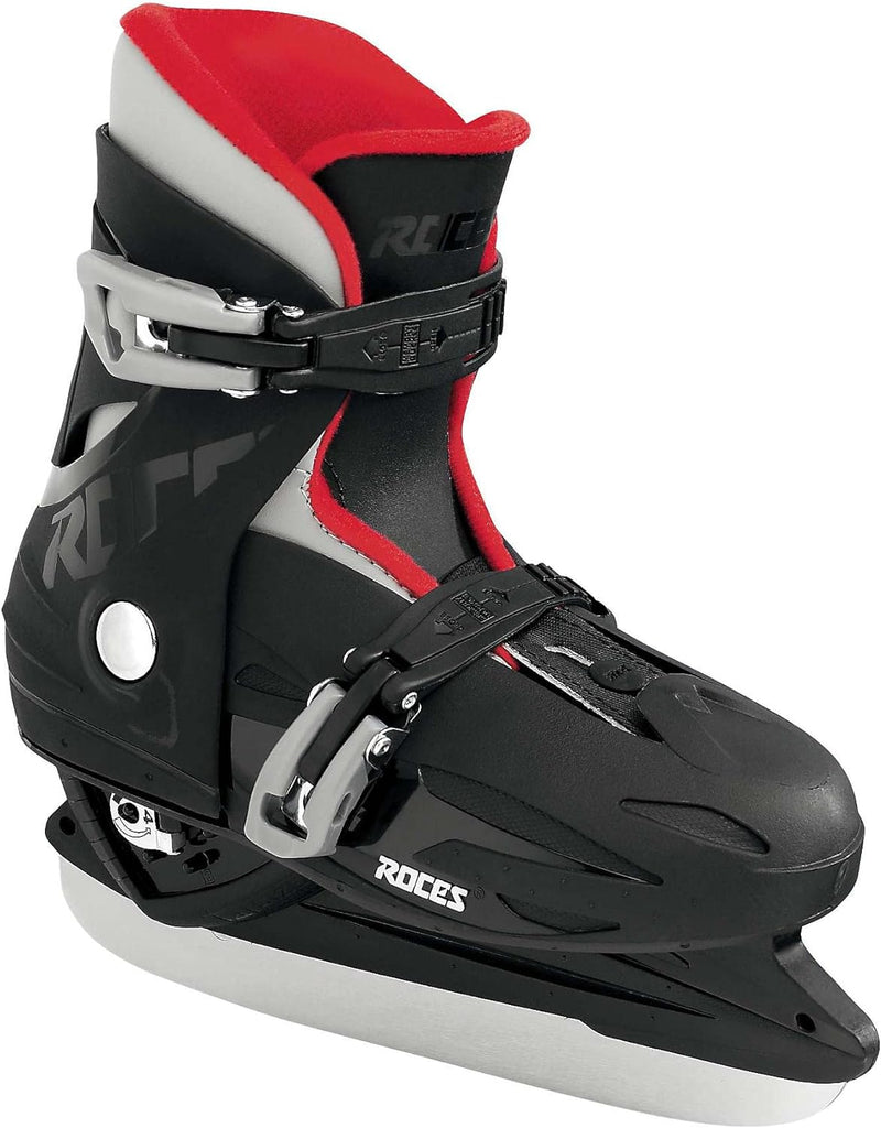 Roces Kinder Schlittschuhe MCK II H Grössenverstellbar 25-29 BLACK RED, 25-29 BLACK RED