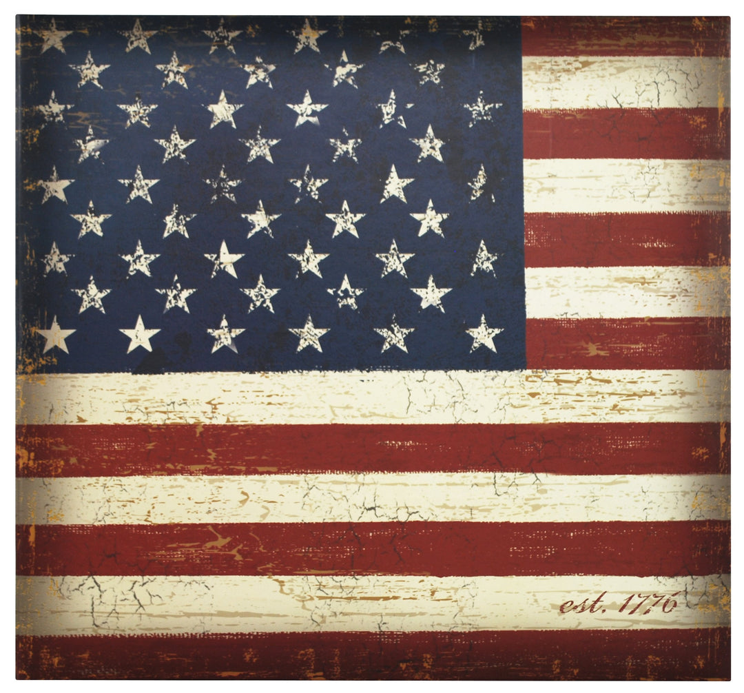 MBI Sammelalbum, Einband: Flagge der USA, Vintage-Design, 30,5 x 30,5 cm Vintage Flagge, Vintage Fla