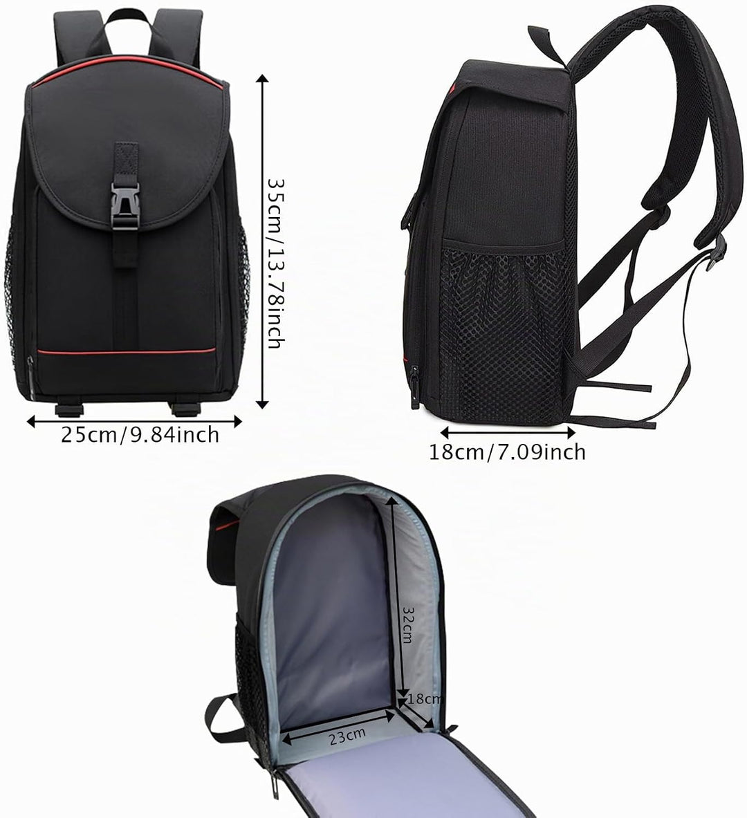 Kamerarucksack Kameratasche Spiegelreflex Klein Leicht Fotorucksack Kamera Rucksack für DSLR SLR und