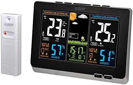 LA CROSSE TECHNOLOGY - WS6828 Wetterstation, Schwarz 173941