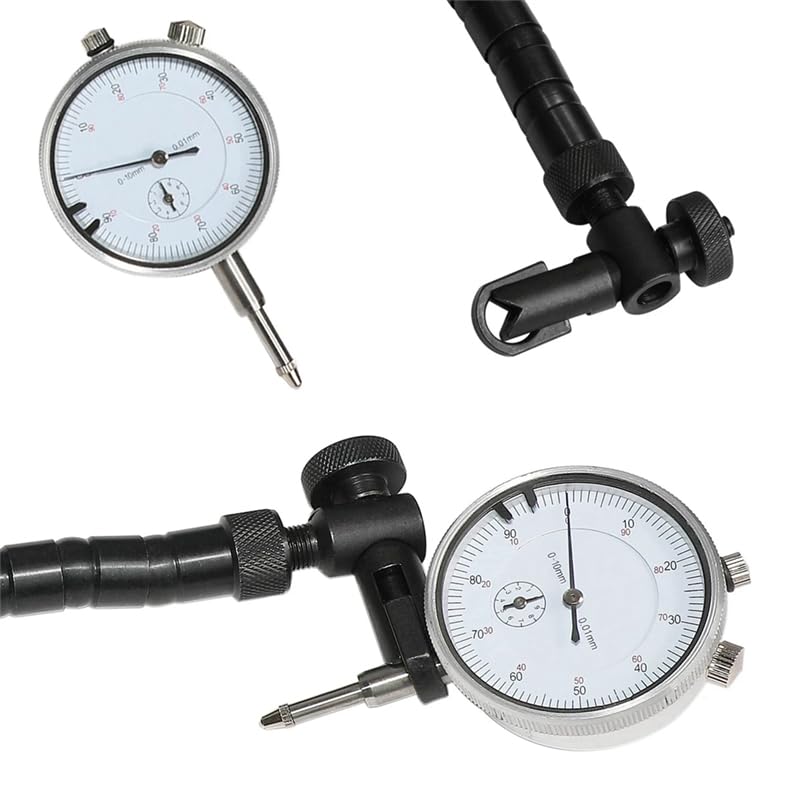 Dytabepl Bremsscheiben Messvorrichtung mit 0-10 mm Messuhr, Auto-Bremsscheiben-Schlagfestigkeitsprüf
