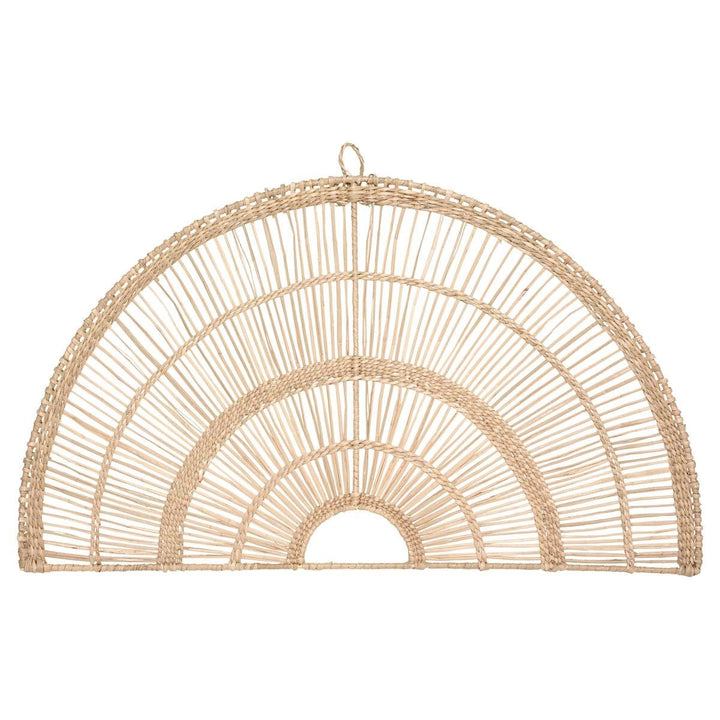 Seegras Bogen 60 x 35 Wanddekoration cm beige, cm beige