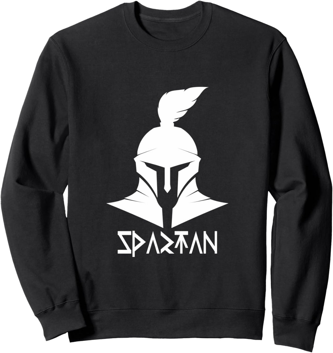 SPARTAN | Spartaner Helm | GYM Motivation Fitness Sprüche Sweatshirt