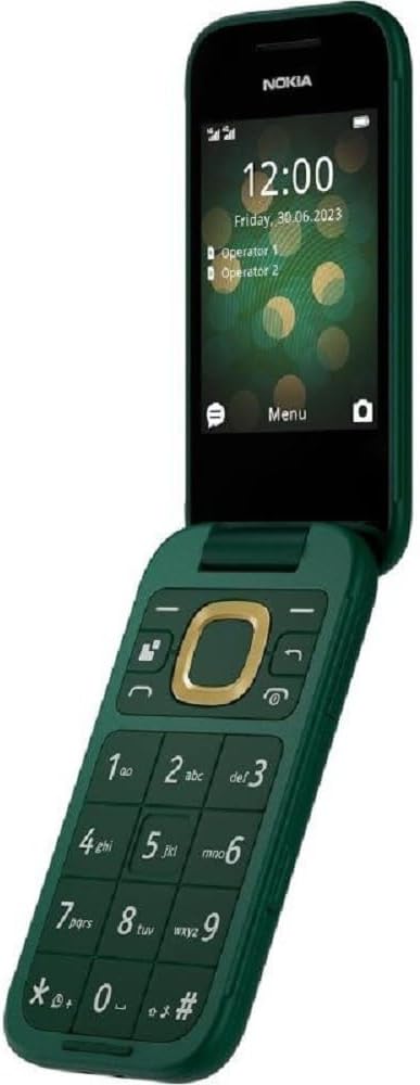 Nokia 2660 Flip, Dual, 128MB 48MB Ram, Lush Green, Lush Green