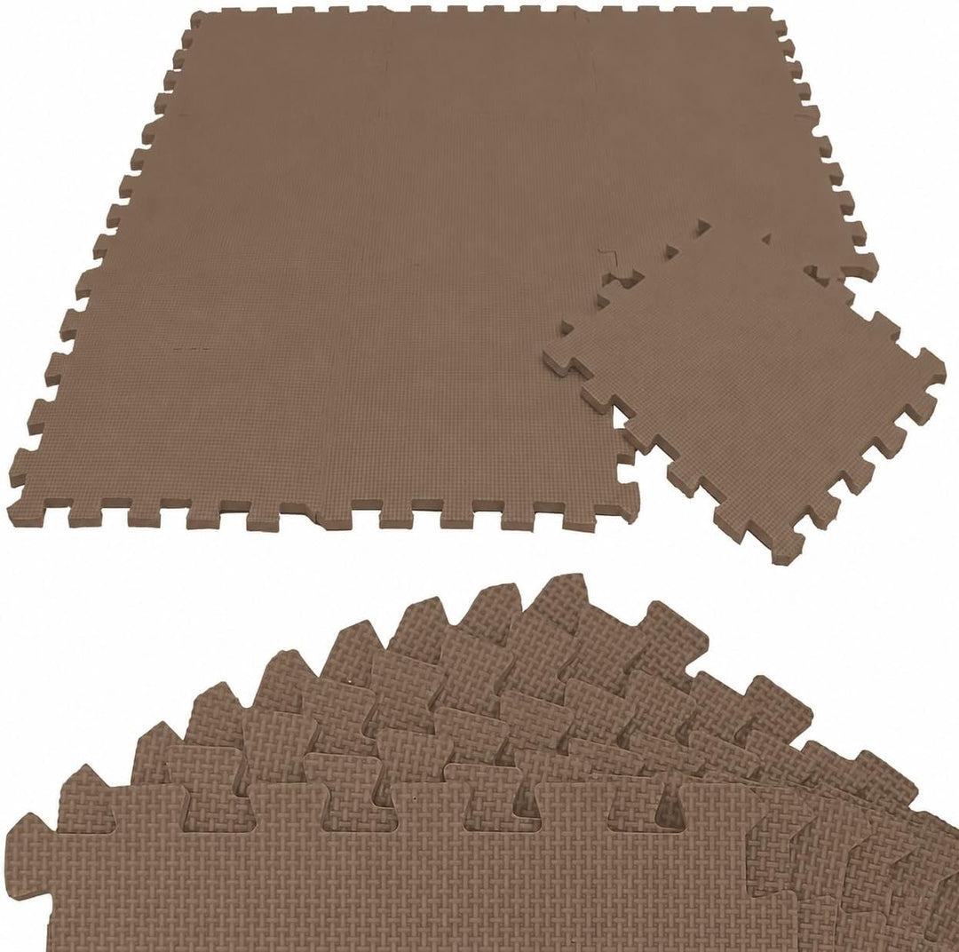 LittleTom Spielmatte Baby Puzzlematte - 9 Matten je 30x30x1 cm Krabbelmatte 90x90 cm Bodenmatte Kind