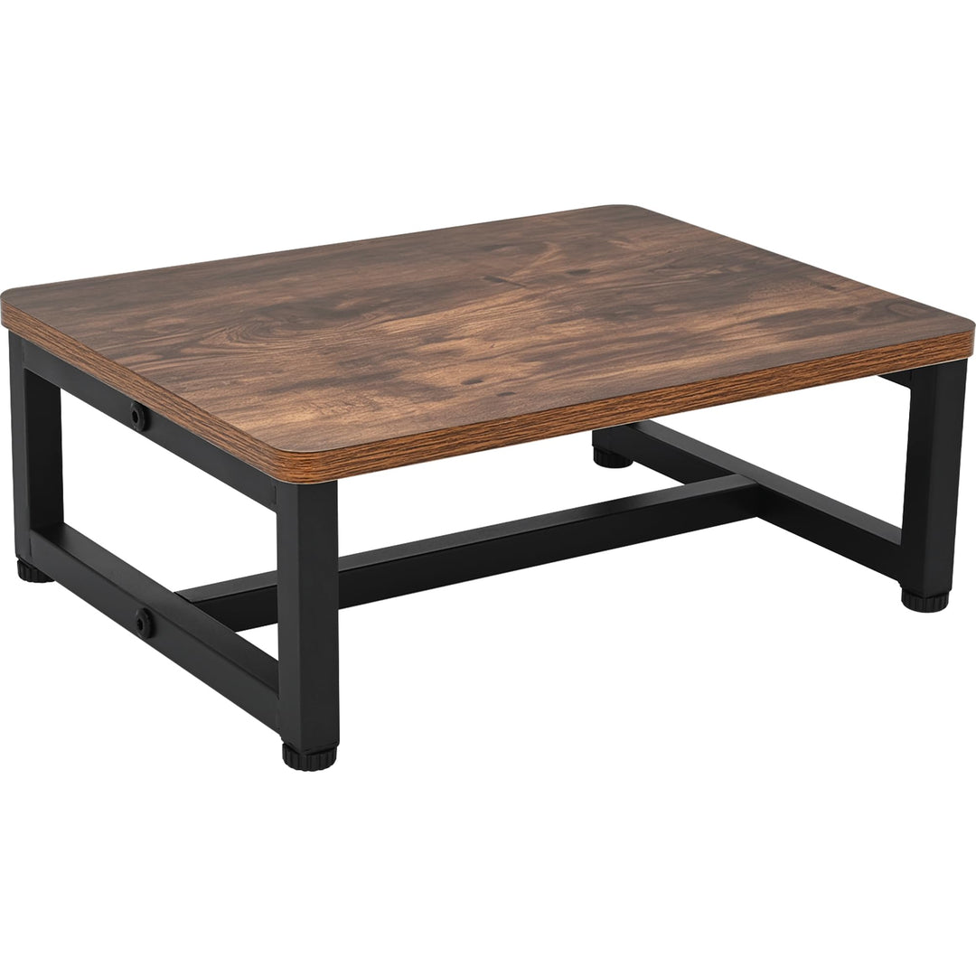 rloao Tritthocker Erwachsene Holz, 40x30x15cm Metallrahmen Holztritt Massiv | Trittschemel Erwachsen