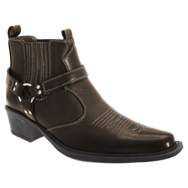 Us Messing Cuban Heel Steigbügel Western Kuh Stiefel 42.5 EU Braun, 42.5 EU Braun
